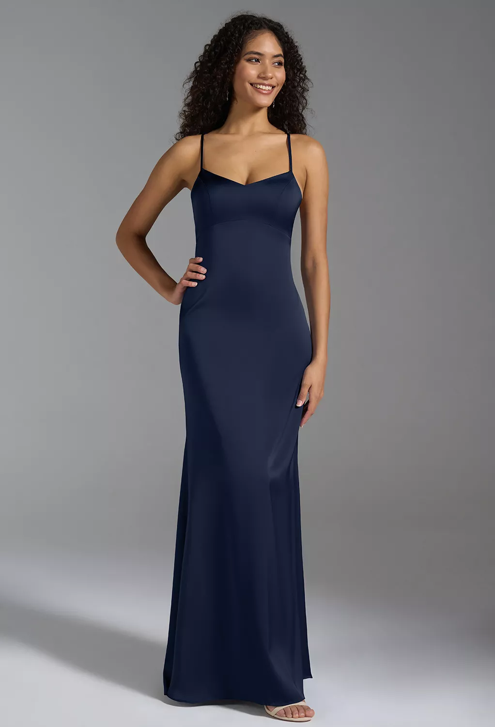 AW Shane Dark Navy  Bridesmaid Dresses